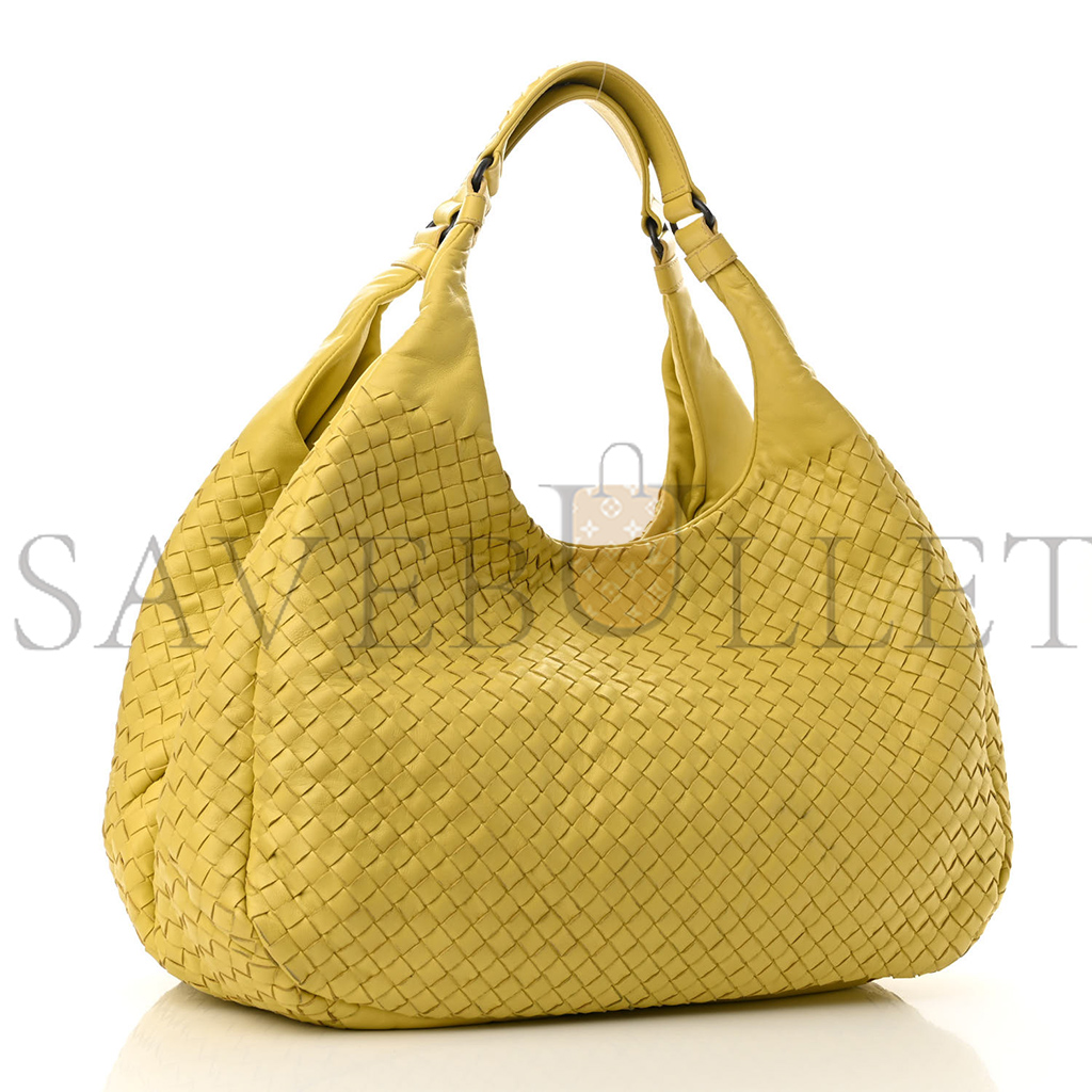 BOTTEGA VENETA NAPPA INTRECCIATO LARGE CAMPANA BUTTERCUP  (39*24*17cm)