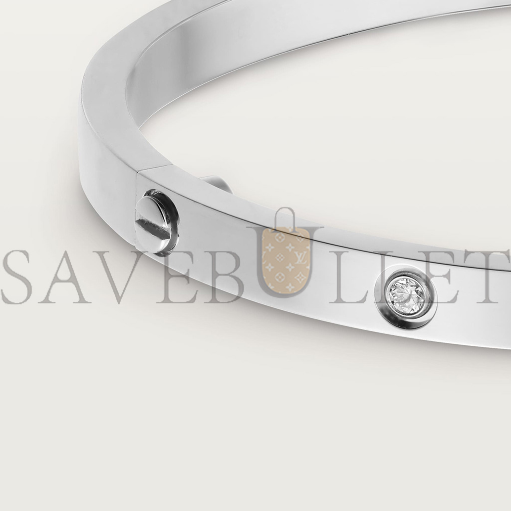 CARTIER  LOVE BRACELET, SMALL MODEL, 6 DIAMONDS B6047717