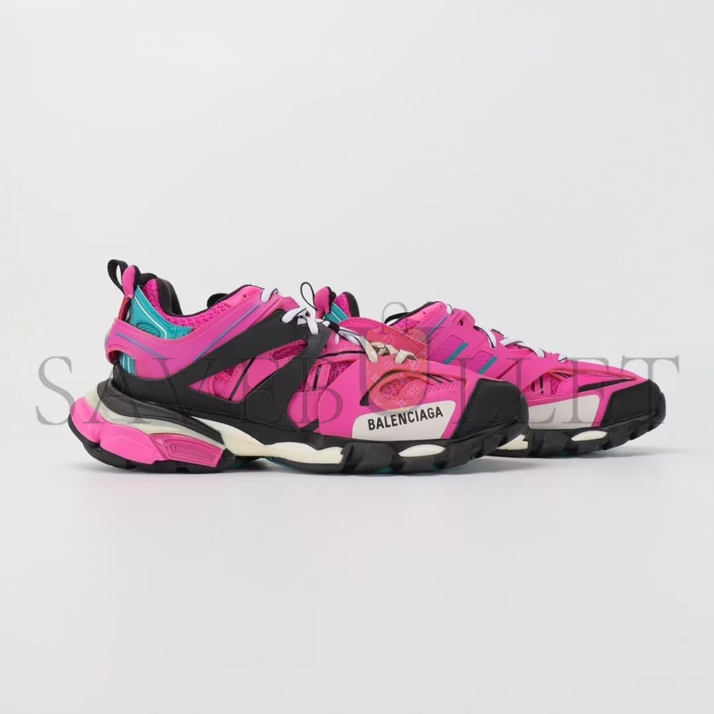 BALENCIAGA  MESH FABRIC WOMENS TRACK SNEAKERS PINK BLACK 542436W2LA12048