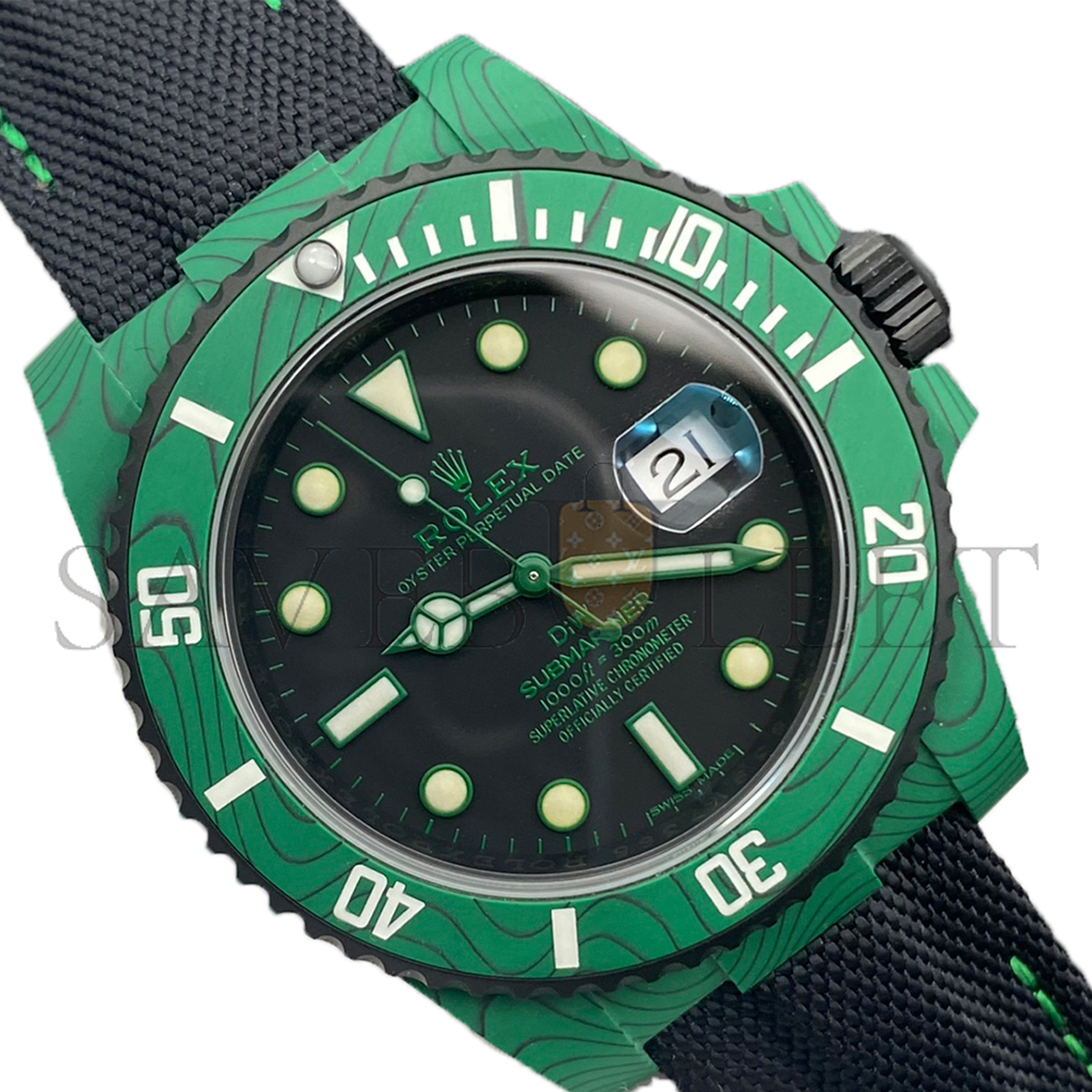 ROLEX SUBMARINER DIW CARBONO VERDE WATCH 116610