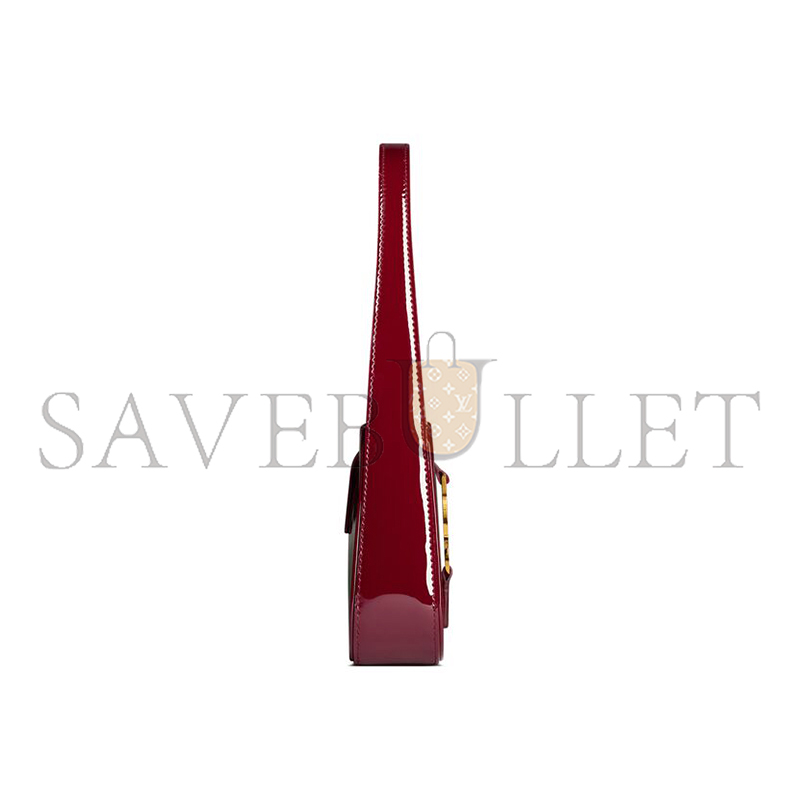 YSL MINI LE 5 À 7 IN PATENT LEATHER 710318B870W6259 (19*11.5*4.5cm)