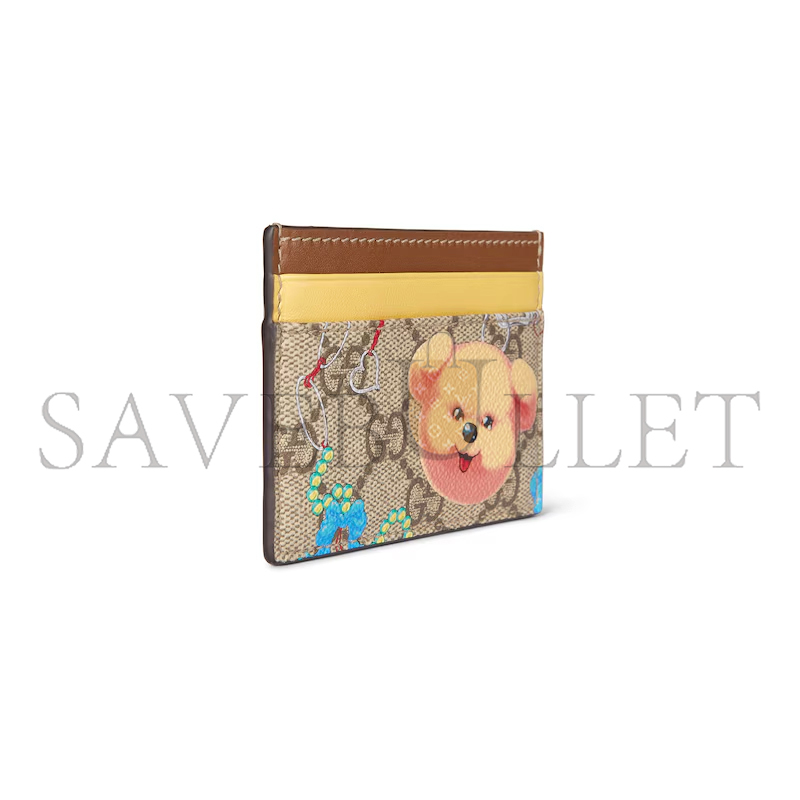 GUCCI CARD CASE WITH MOTIF 838900FAEXB9875 (10*7cm) GUCCI CARD CASE WITH MOTIF 838900FAEXB9875 (10*7cm)