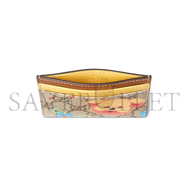 GUCCI CARD CASE WITH MOTIF 838900FAEXB9875 (10*7cm) GUCCI CARD CASE WITH MOTIF 838900FAEXB9875 (10*7cm)