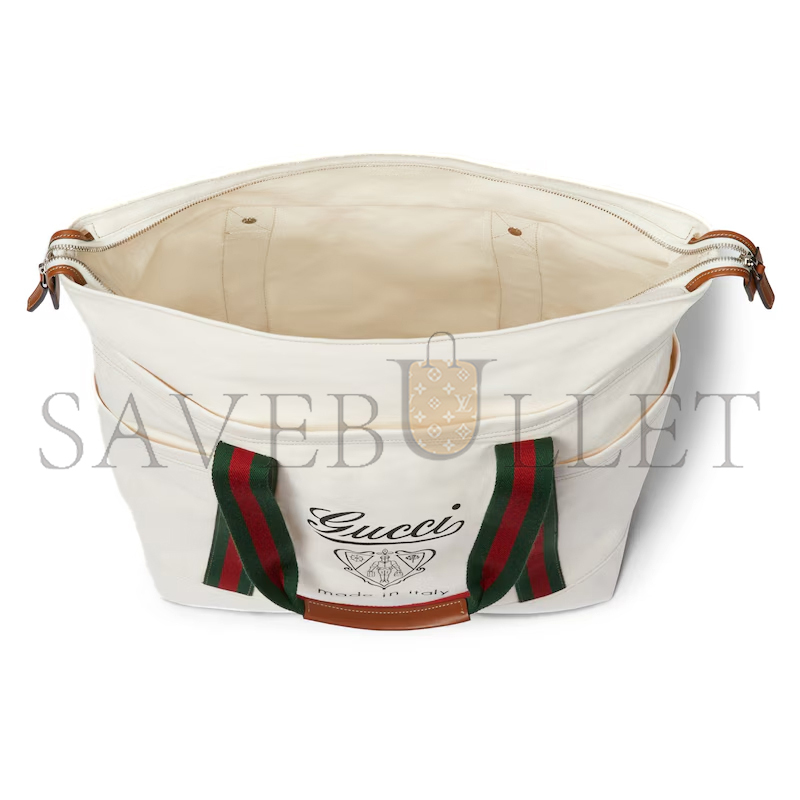 GUCCI PRINTED CANVAS LARGE TOTE BAG 816863FAD789042 (39*45*19cm) GUCCI PRINTED CANVAS LARGE TOTE BAG 816863FAD789042 (39*45*19cm)