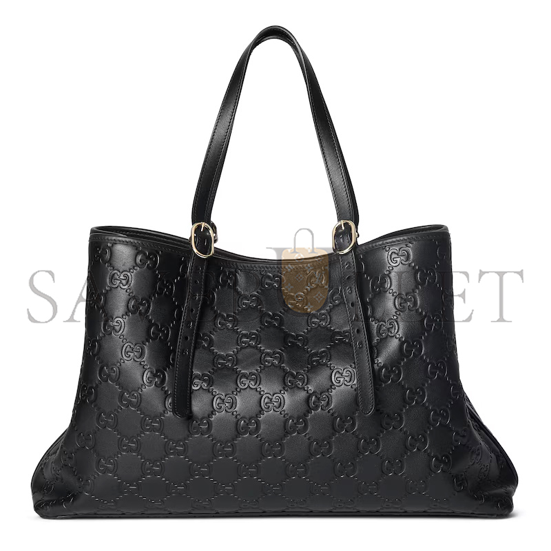 GUCCI GG EMBLEM LARGE TOTE BAG 815213AAFDV1000 (38*25*15cm) GUCCI GG EMBLEM LARGE TOTE BAG 815213AAFDV1000 (38*25*15cm)