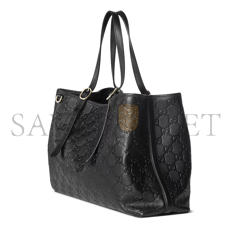 GUCCI GG EMBLEM LARGE TOTE BAG 815213AAFDV1000 (38*25*15cm) GUCCI GG EMBLEM LARGE TOTE BAG 815213AAFDV1000 (38*25*15cm)