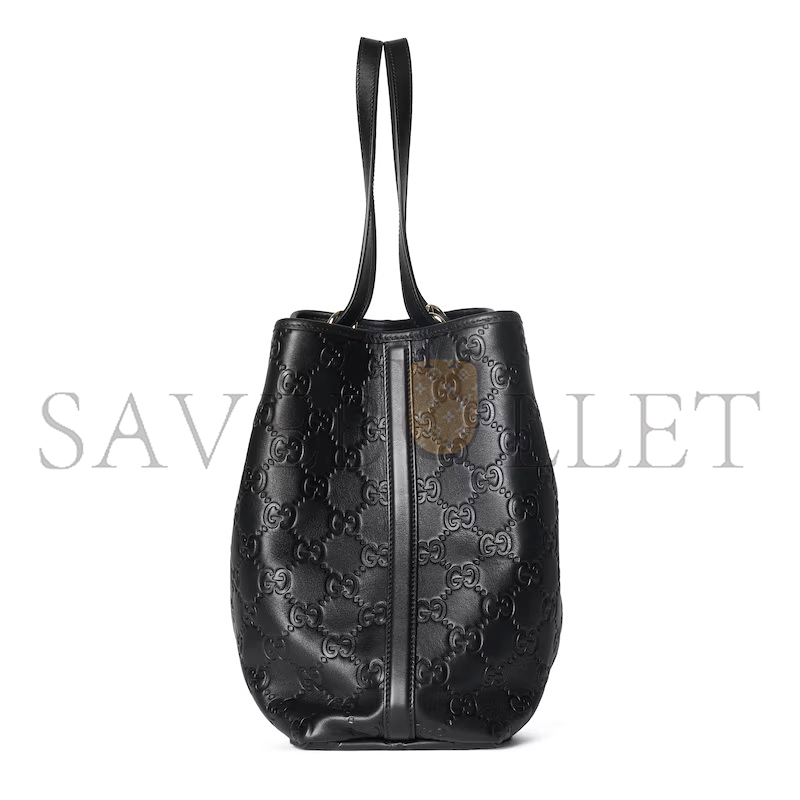 GUCCI GG EMBLEM LARGE TOTE BAG 815213AAFDV1000 (38*25*15cm) GUCCI GG EMBLEM LARGE TOTE BAG 815213AAFDV1000 (38*25*15cm)