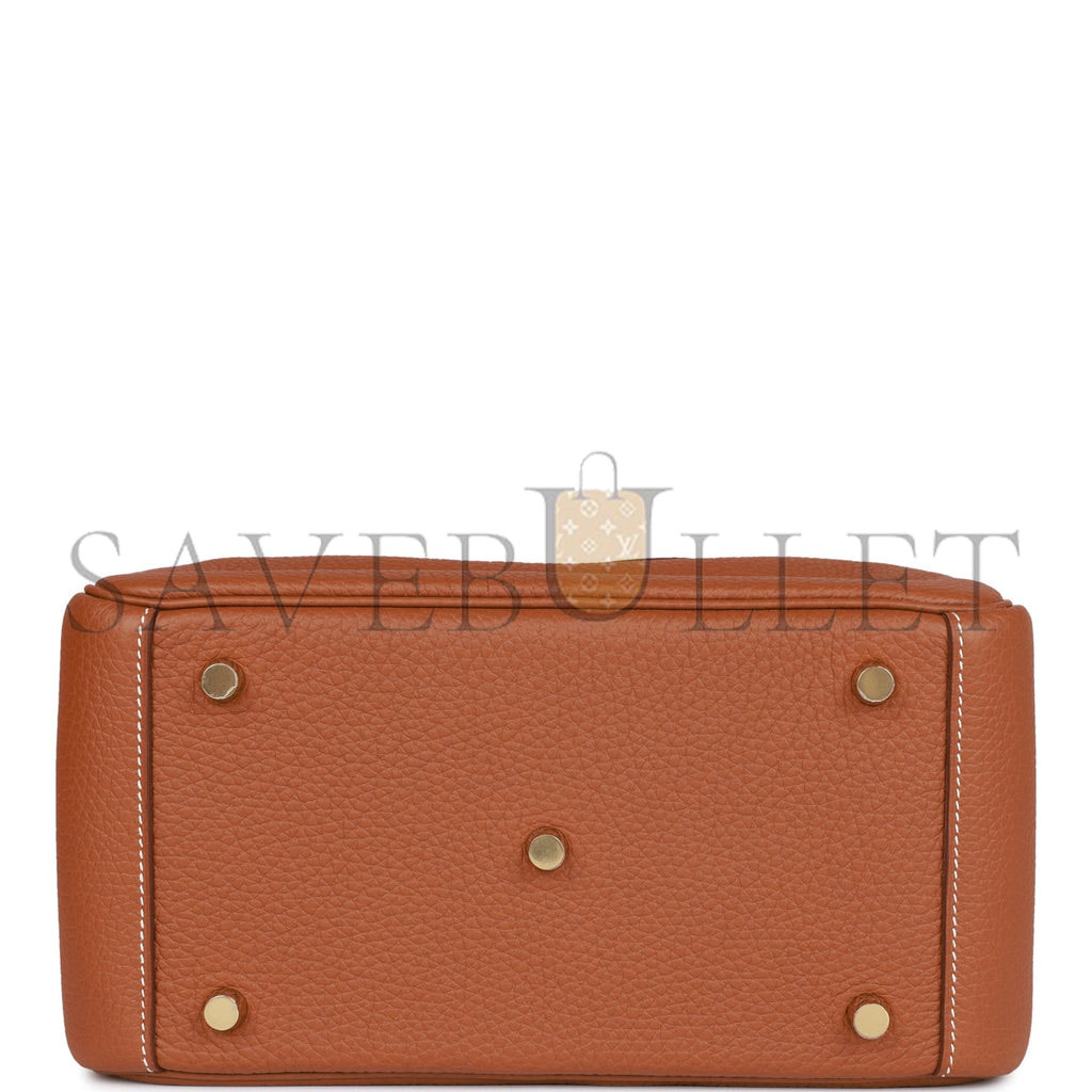 HERMES LINDY 26 GOLD CLEMENCE GOLD HARDWARE (26*18*12cm)