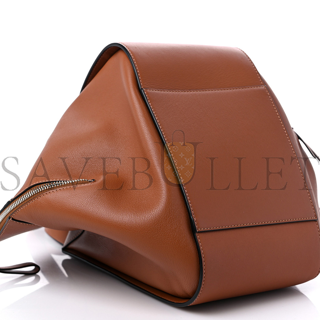 LOEWE CALFSKIN SMALL HAMMOCK SHOULDER BAG TAN (30*25*13.5cm)