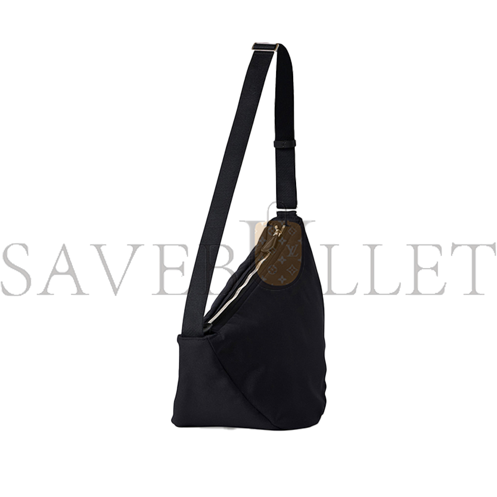 THE ROW SLOUCHY BANANA BAG TWO IN NYLON BLACK W1304W256BLPL (34*20*21cm)