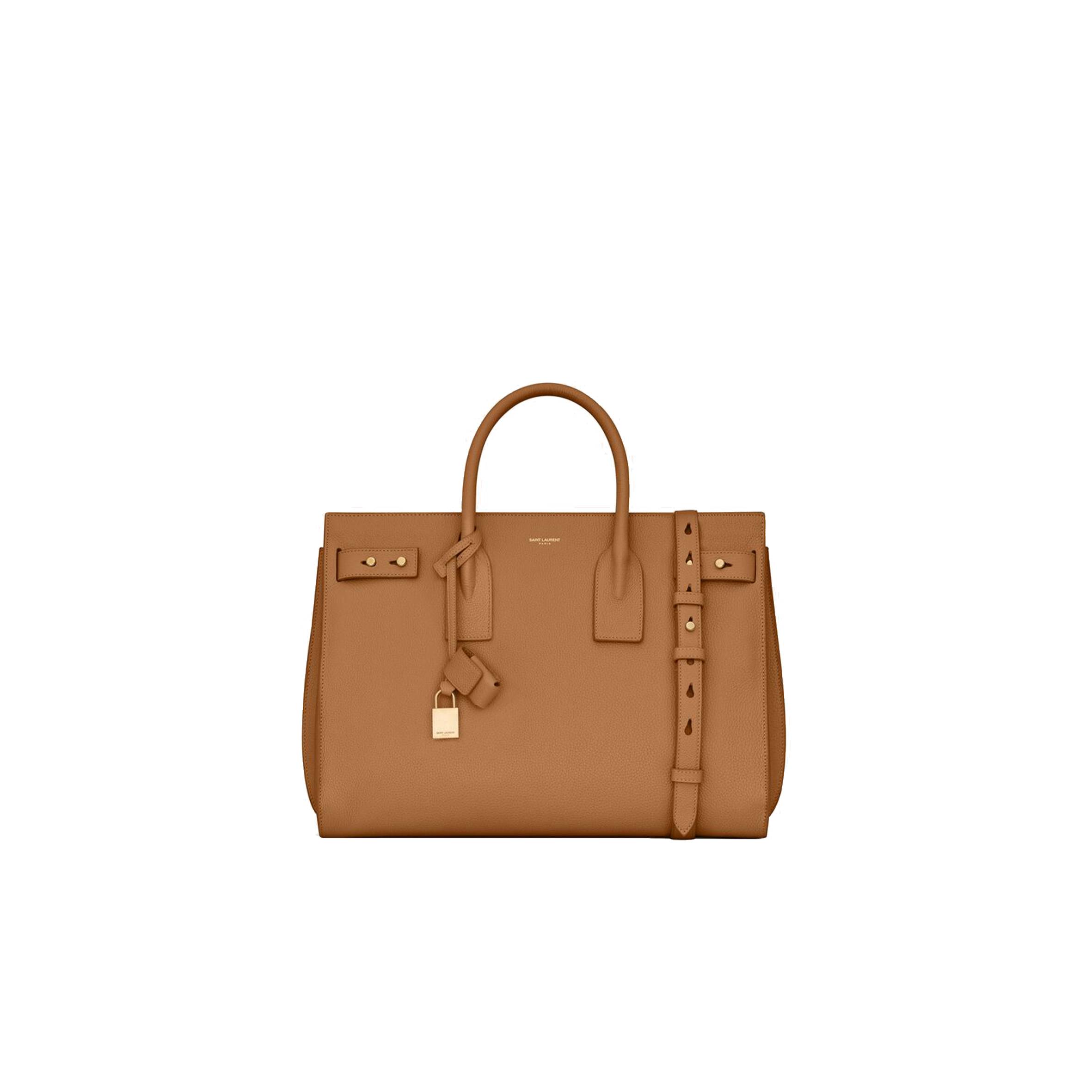 YSL SAC DE JOUR SUPPLE MEDIUM IN GRAINED LEATHER 717446DTI0W7715 (36*27*19.5cm)